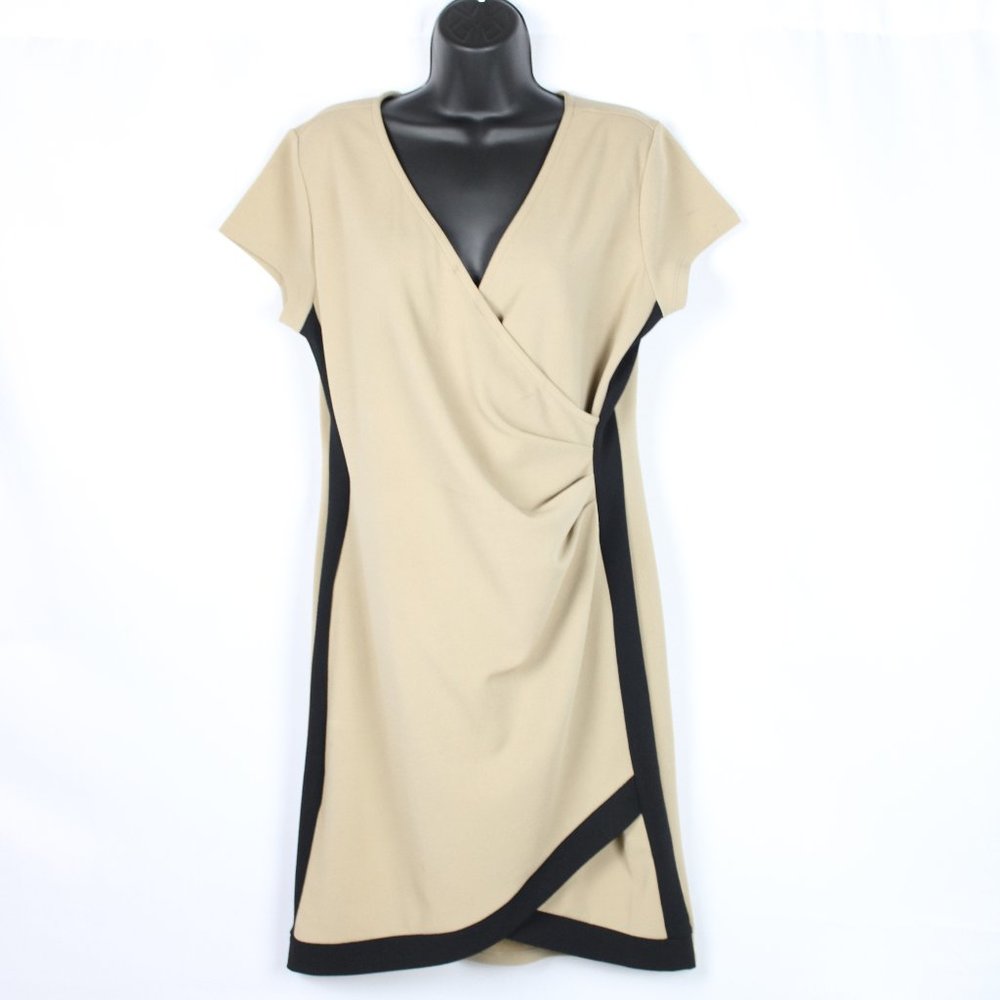 TAN & BLACK NO BOUNDARIES DRESS